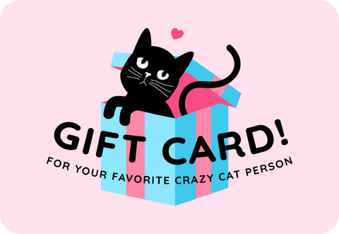 CRAZY CAT GIFT CARD!
