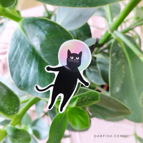 Bubble Cat Sticker