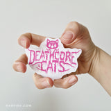 Deathcore & Cats Sticker