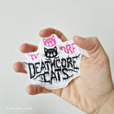 Deathcore & Cats Sticker