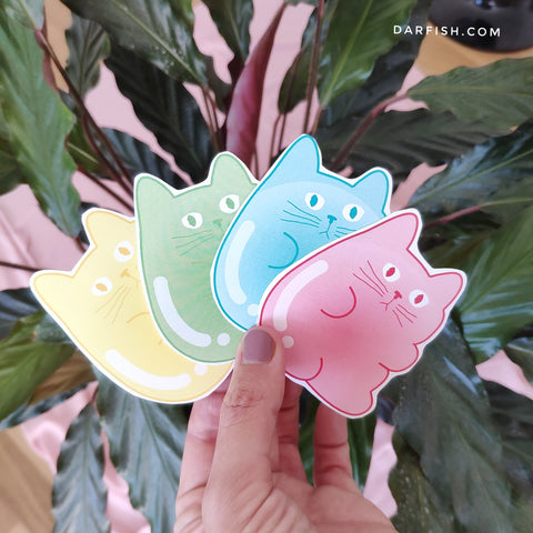 Gummy Cats Sticker